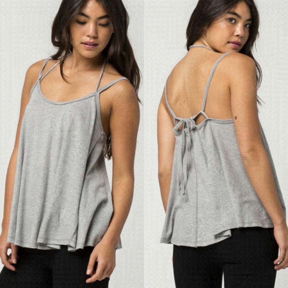 🆕 Free People We The Free So in Love with you Tank Halter in Grey
